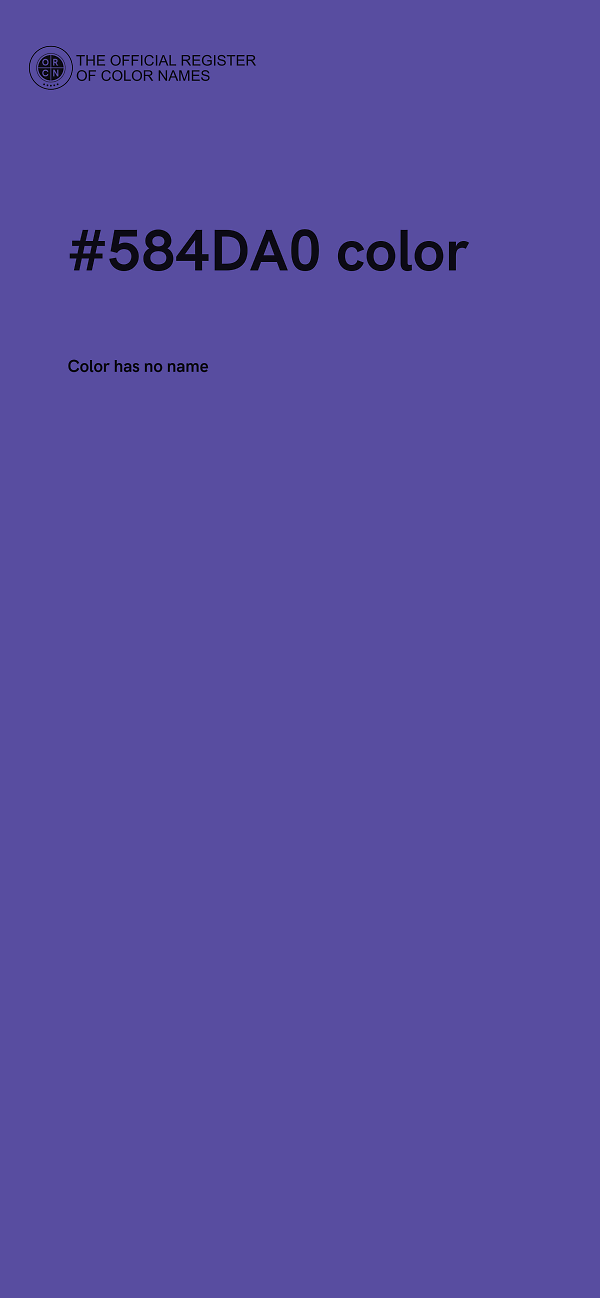 #584DA0 color image