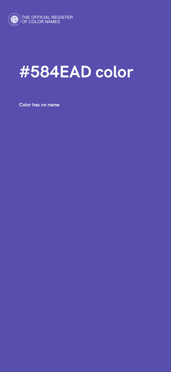 #584EAD color image