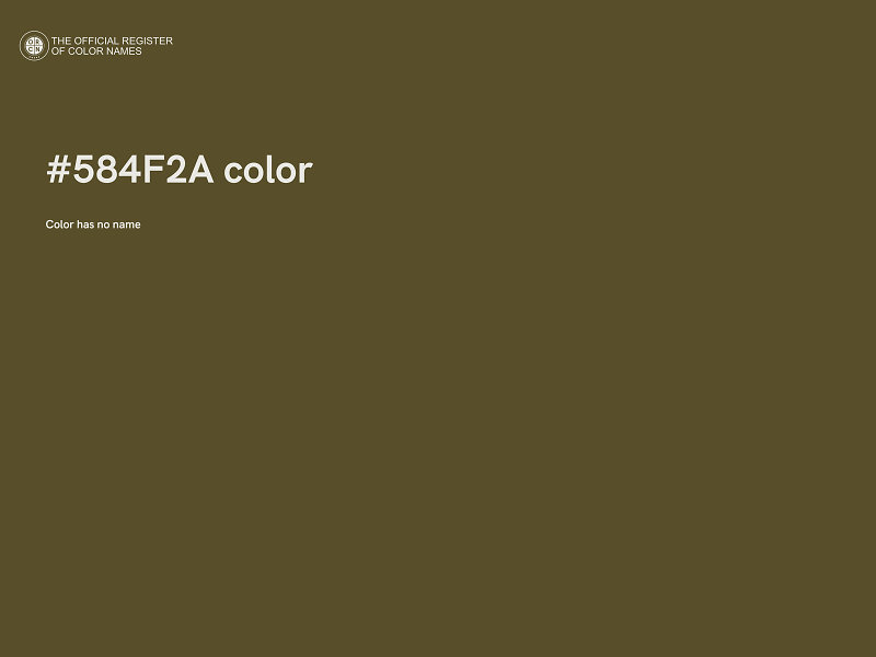 #584F2A color image