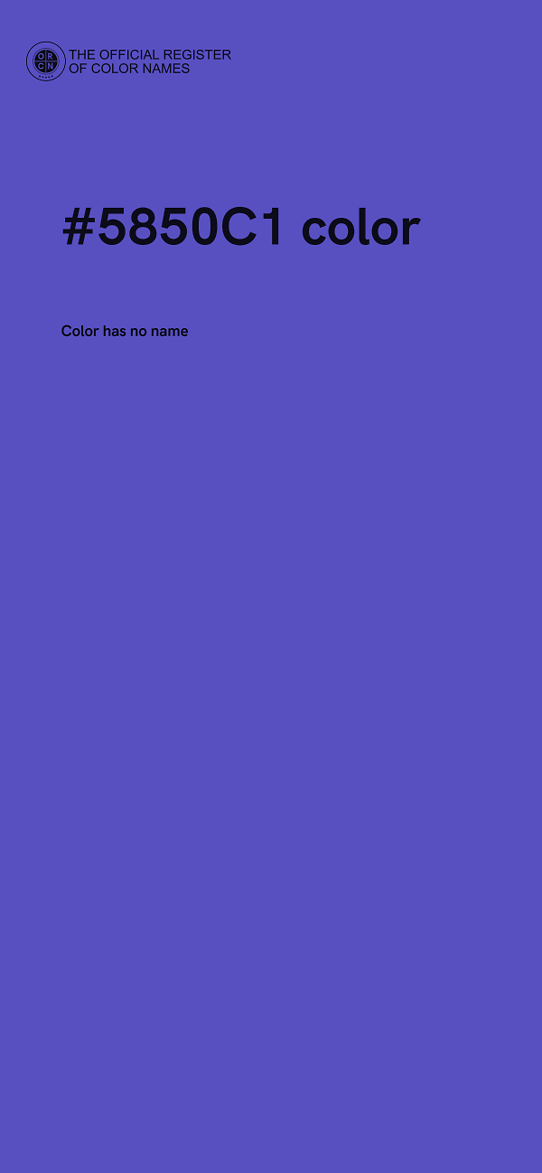 #5850C1 color image