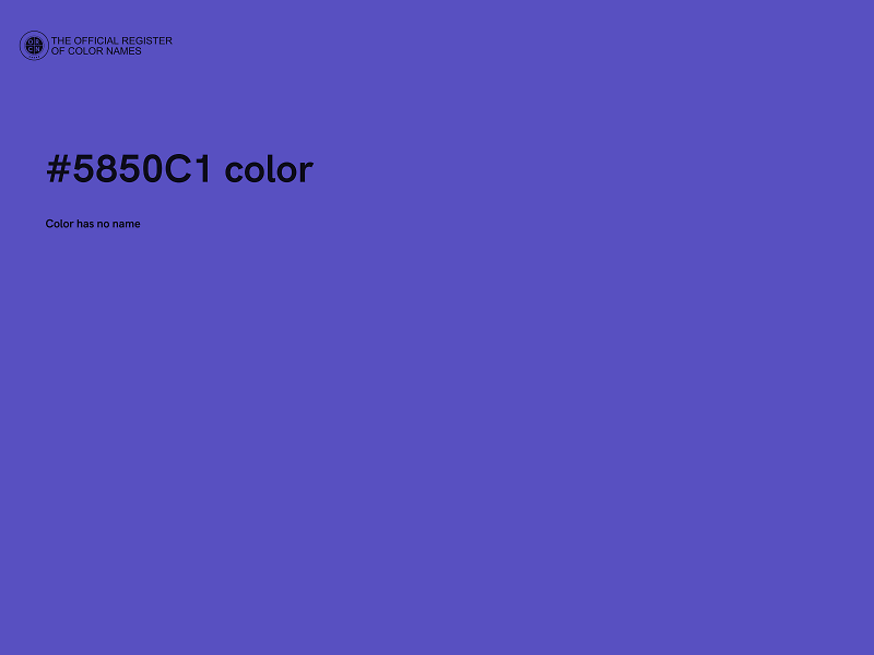 #5850C1 color image