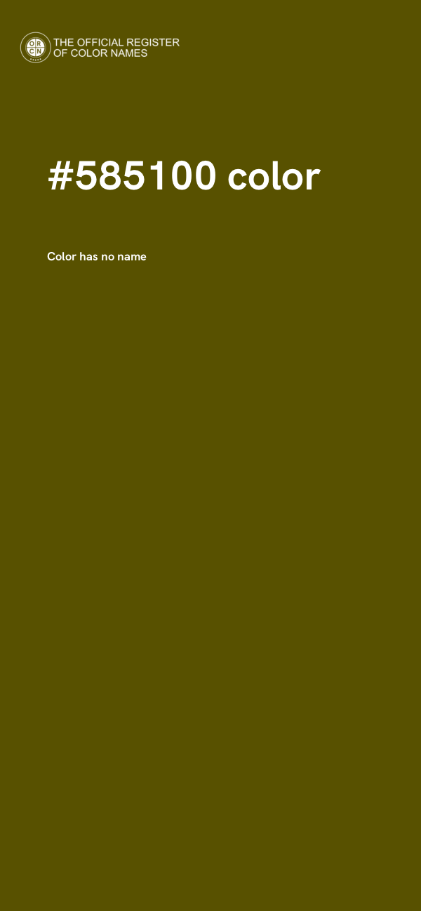 #585100 color image