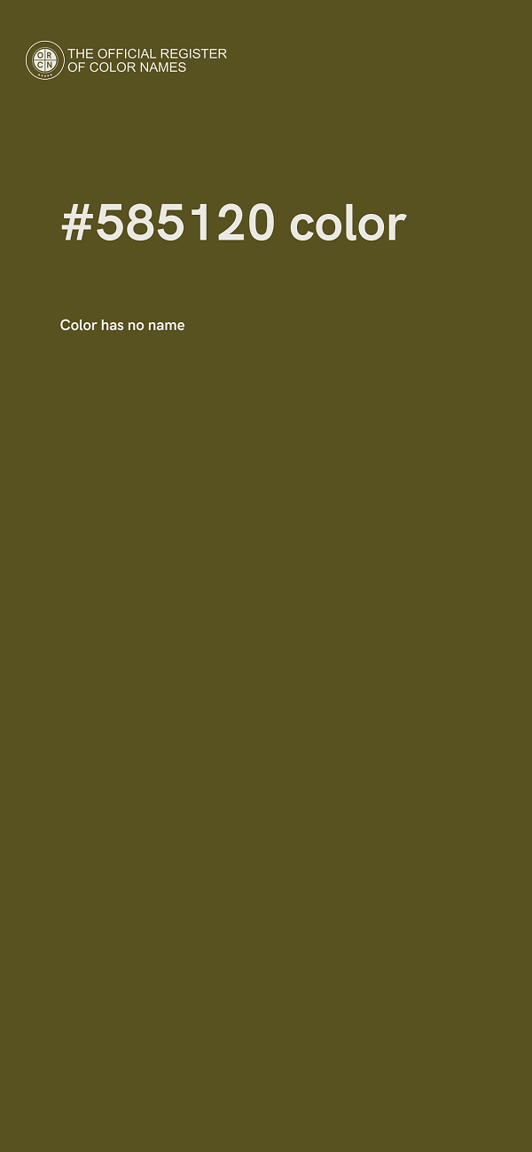 #585120 color image