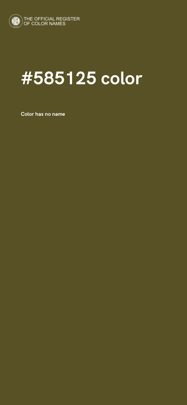 #585125 color image