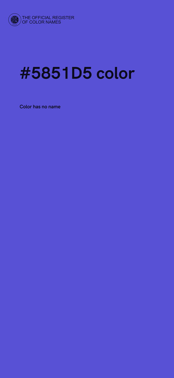 #5851D5 color image