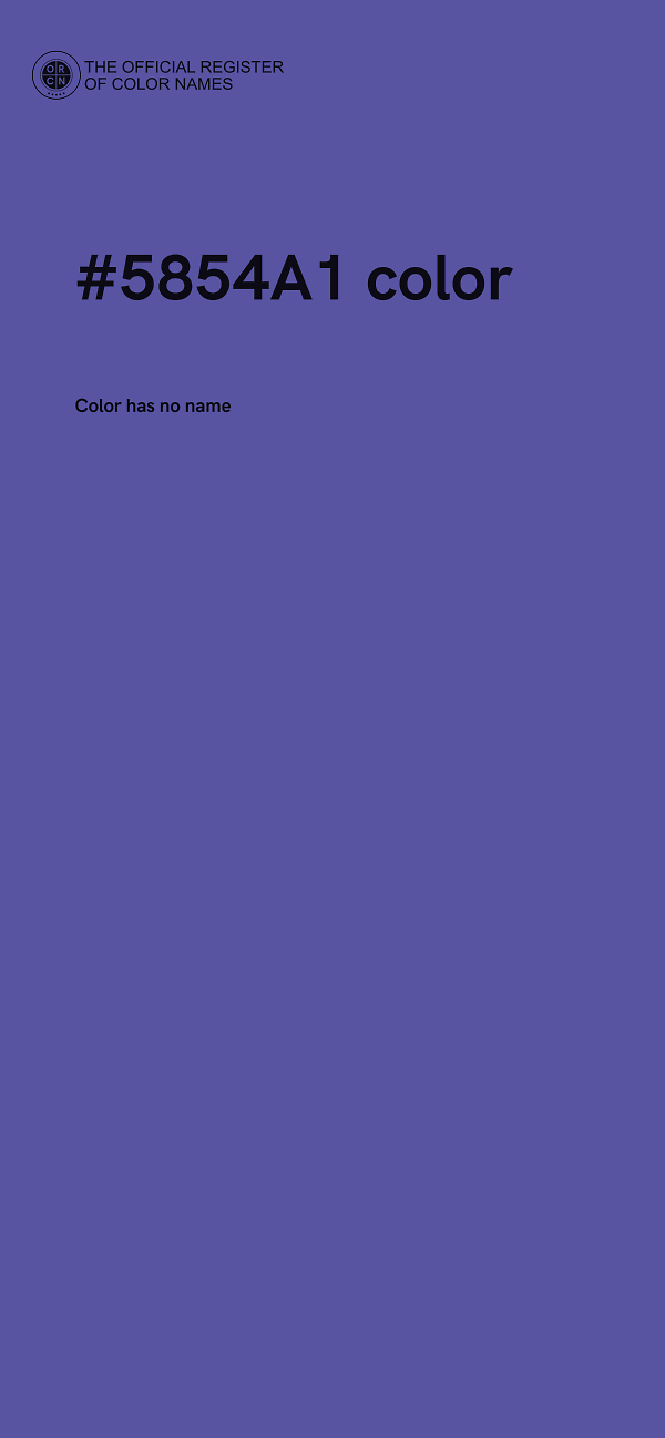 #5854A1 color image