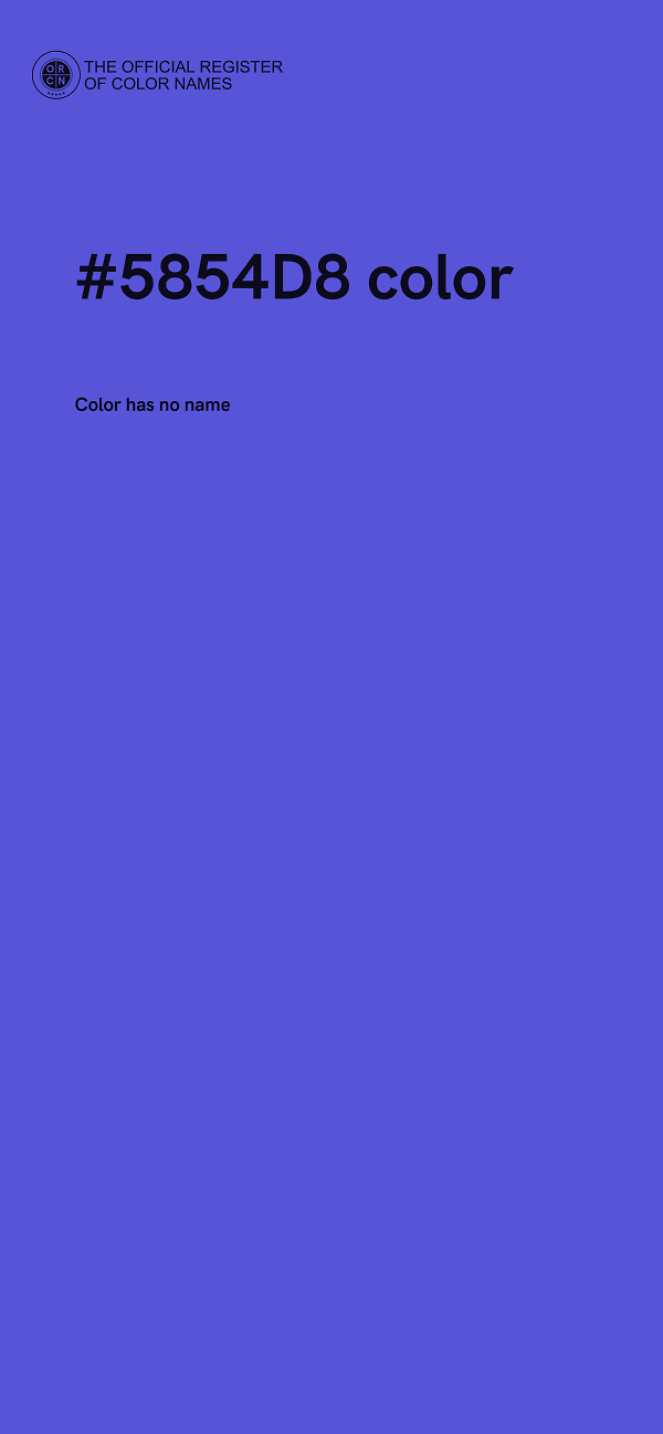 #5854D8 color image