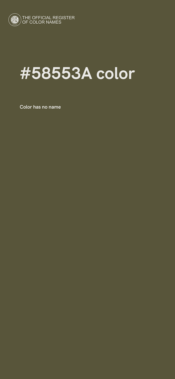 #58553A color image