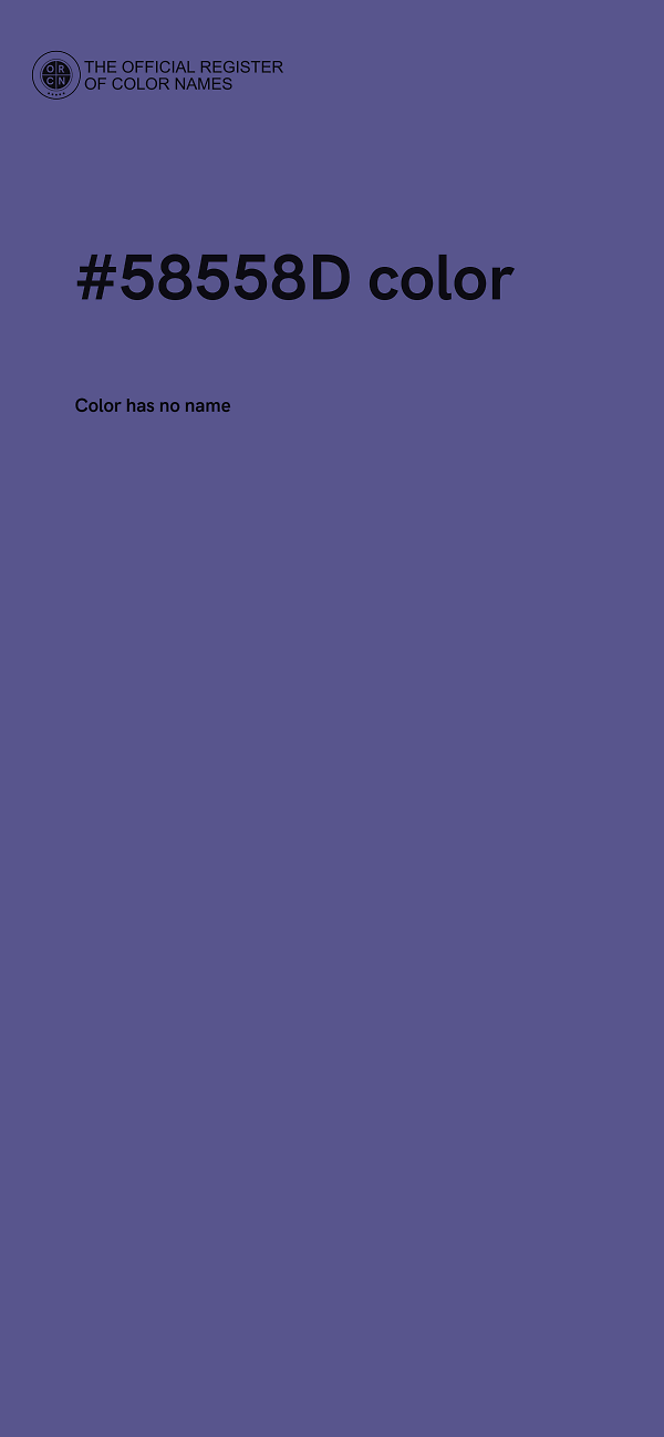 #58558D color image