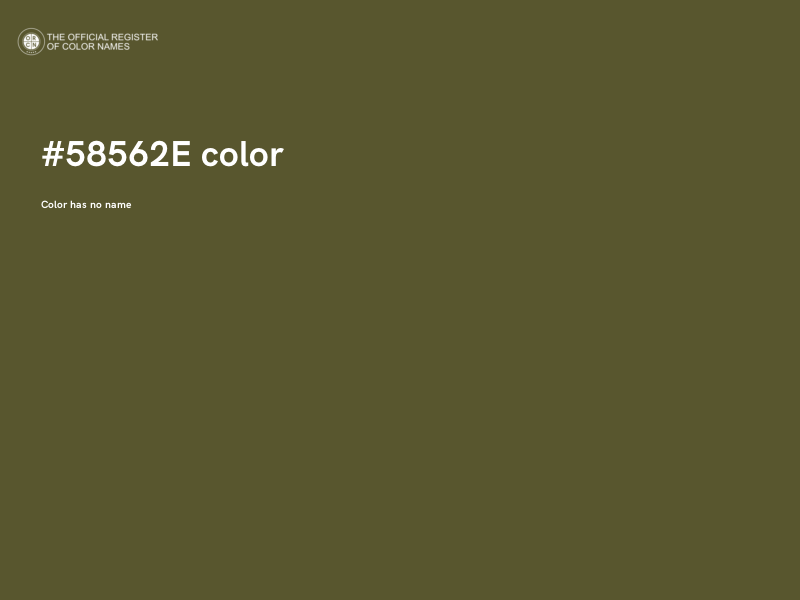 #58562E color image
