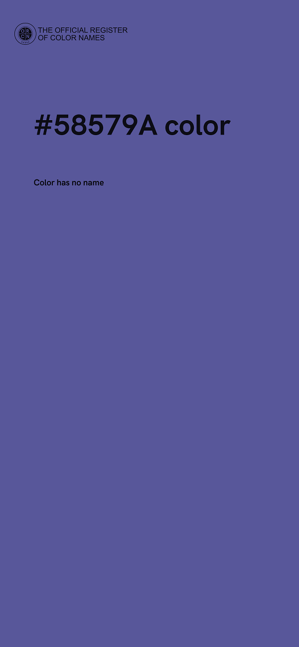 #58579A color image
