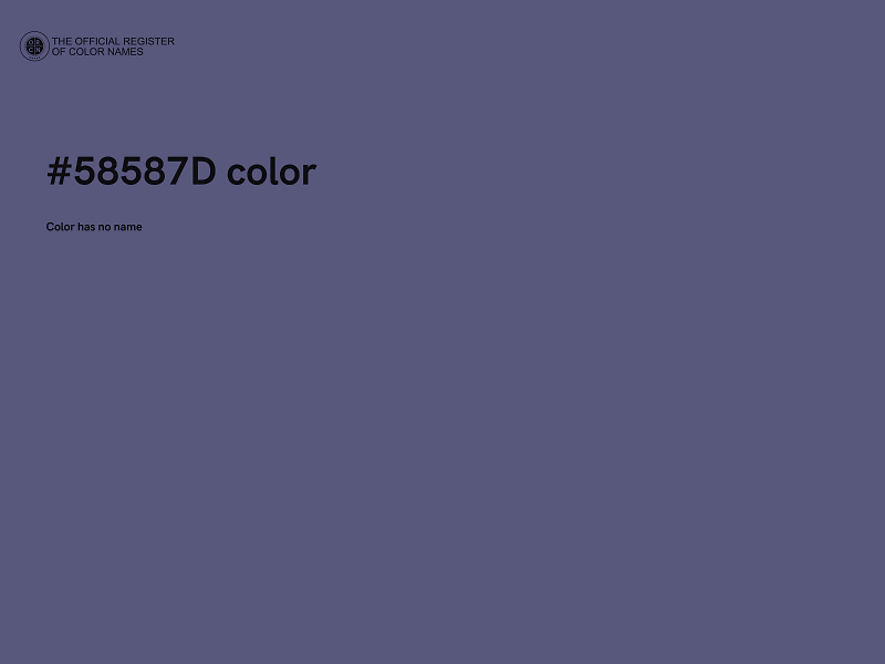 #58587D color image