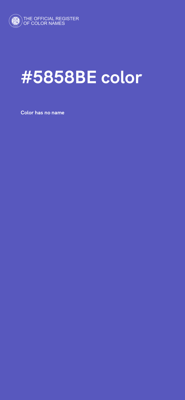 #5858BE color image