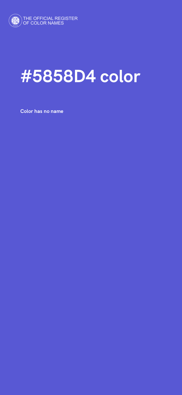 #5858D4 color image