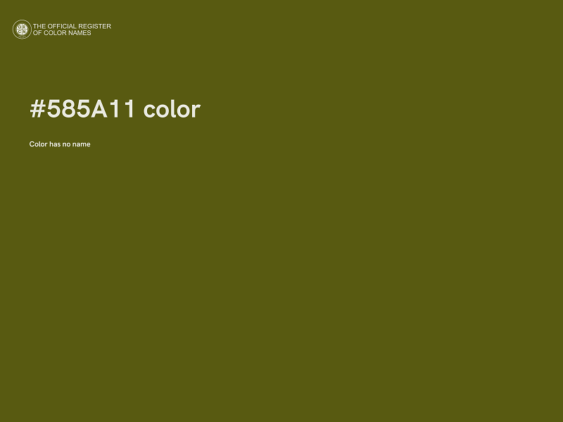 #585A11 color image