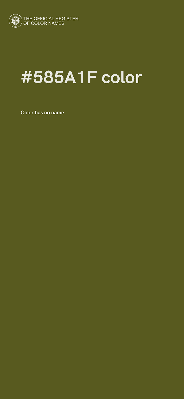 #585A1F color image
