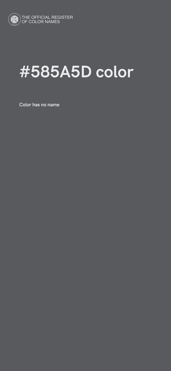 #585A5D color image