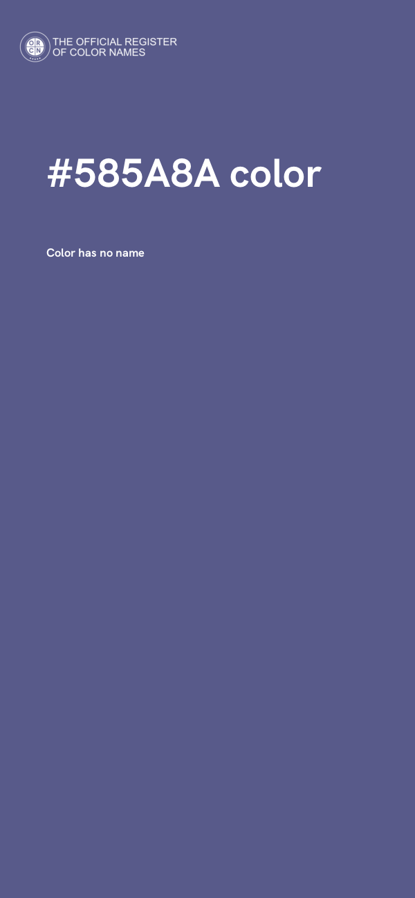 #585A8A color image