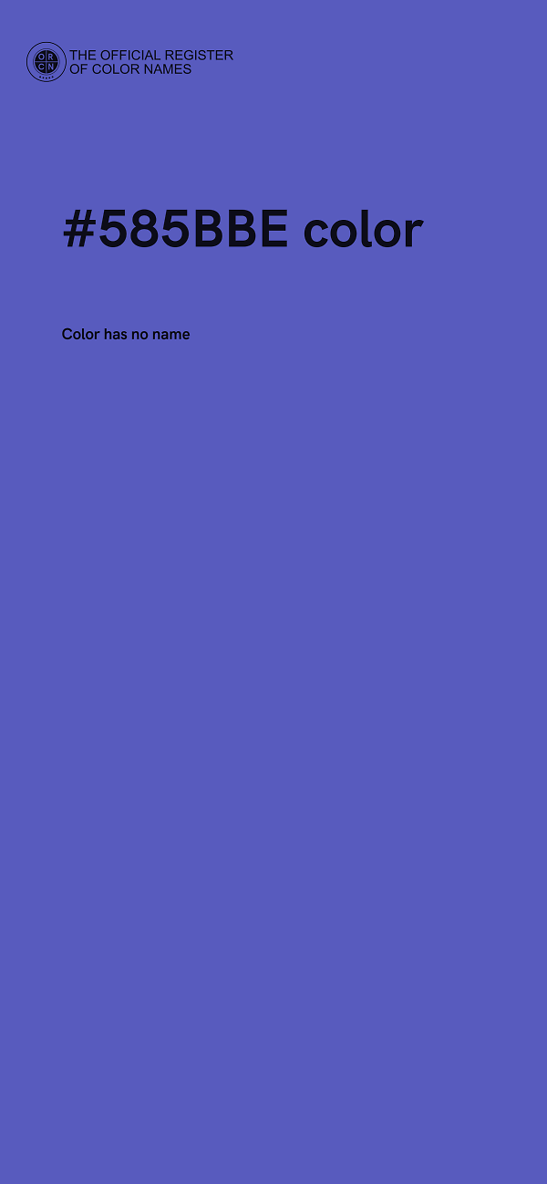 #585BBE color image
