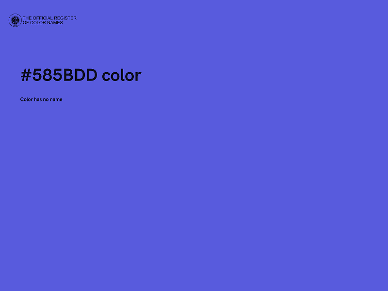 #585BDD color image