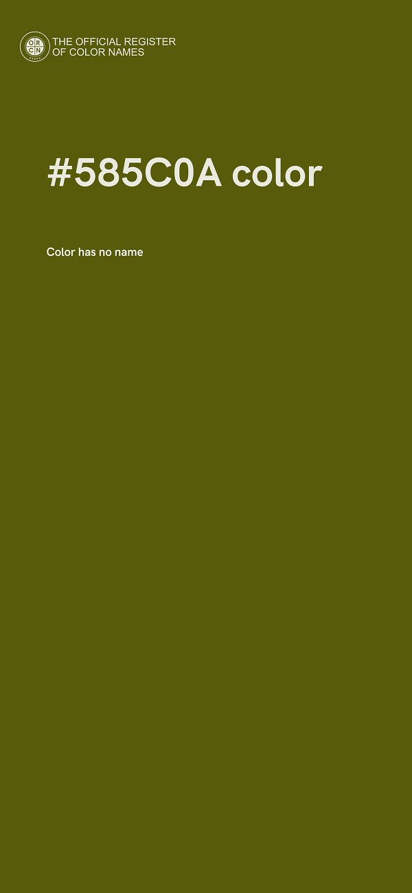 #585C0A color image