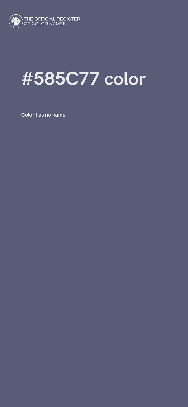 #585C77 color image