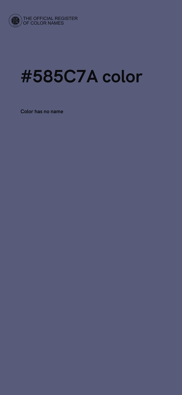 #585C7A color image