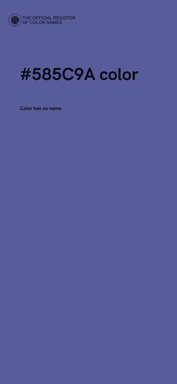 #585C9A color image