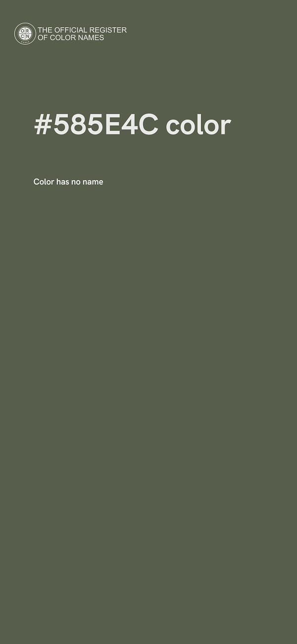#585E4C color image