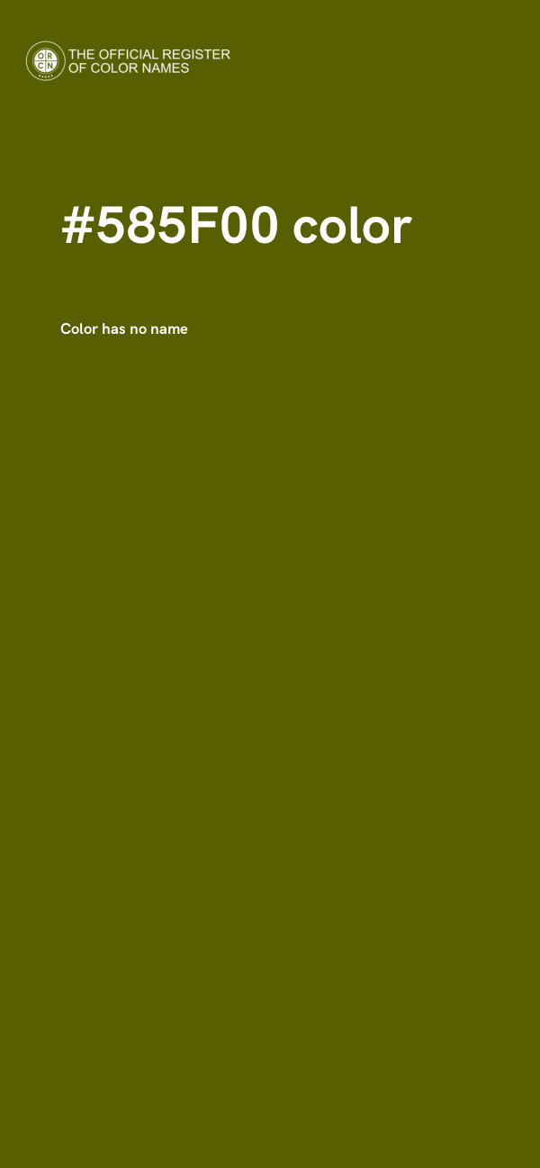 #585F00 color image