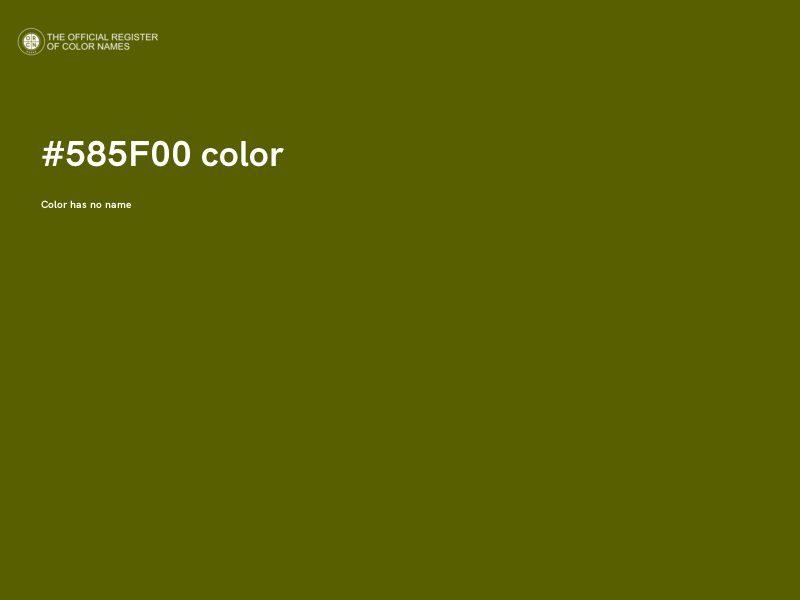 #585F00 color image