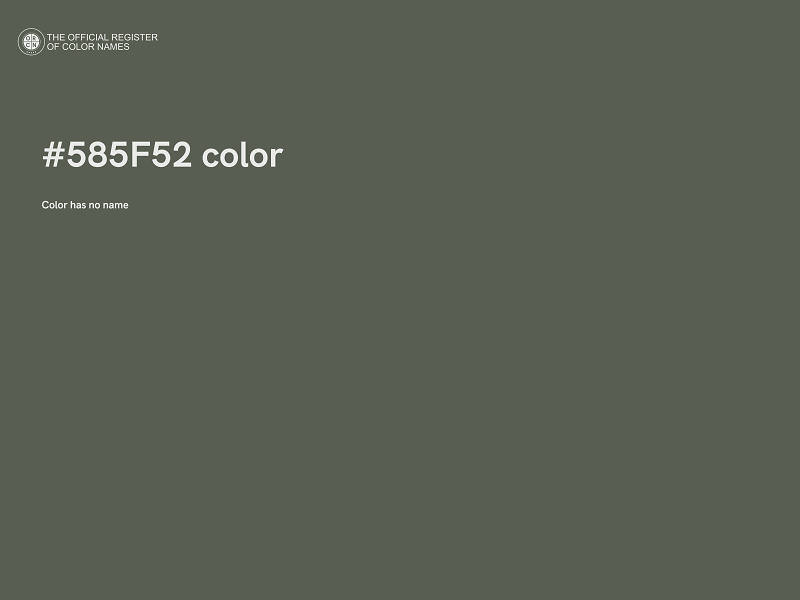 #585F52 color image