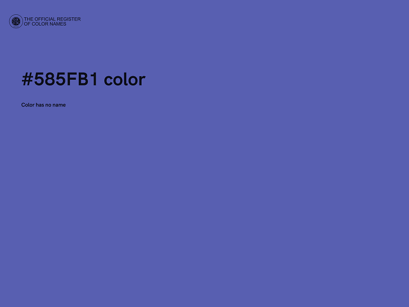 #585FB1 color image