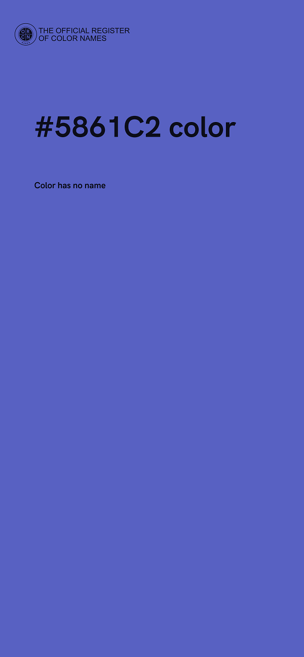 #5861C2 color image
