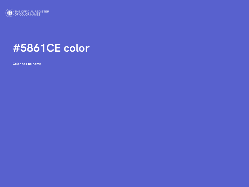 #5861CE color image