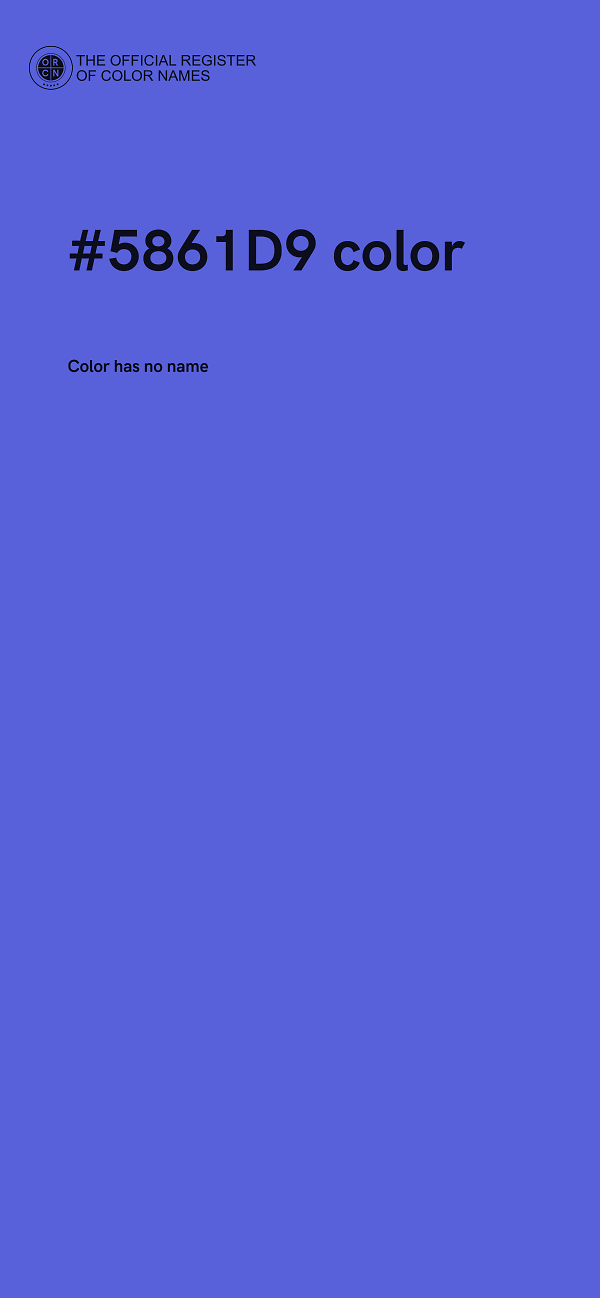 #5861D9 color image