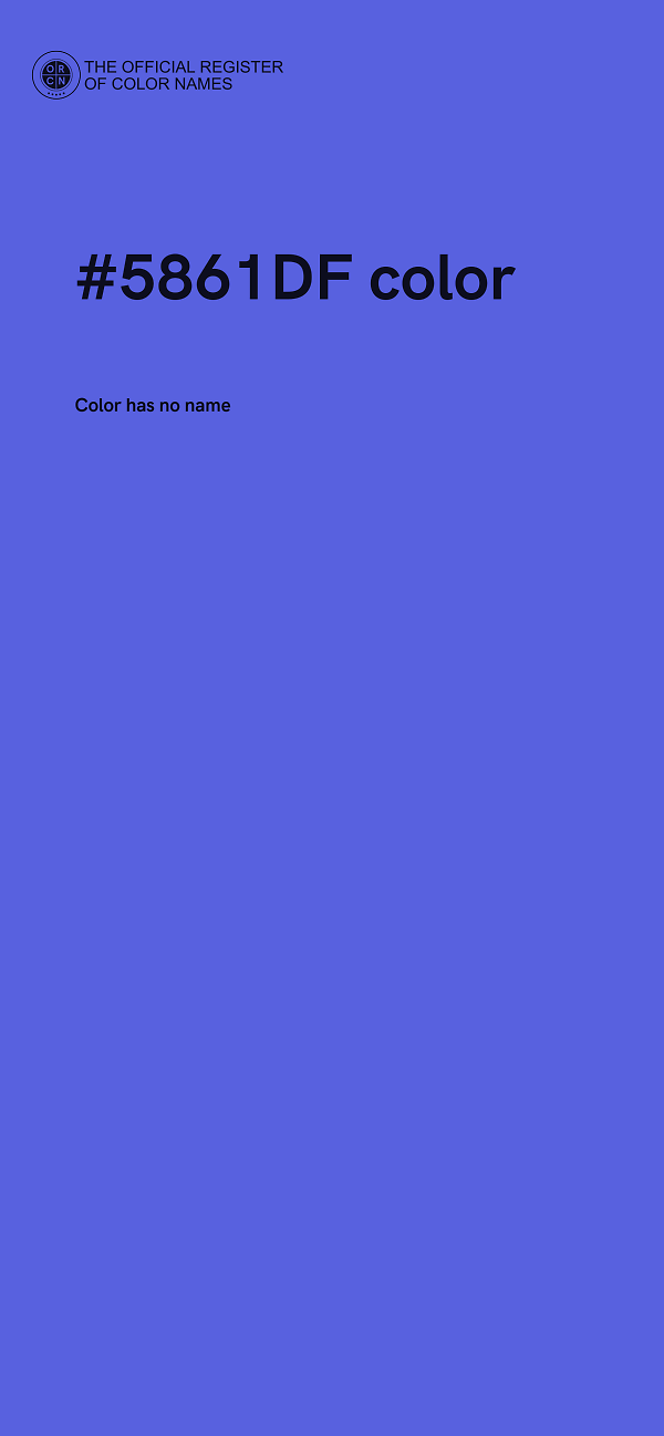 #5861DF color image