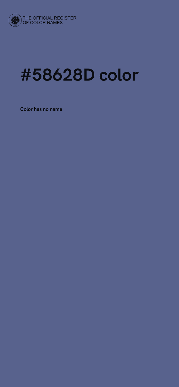 #58628D color image