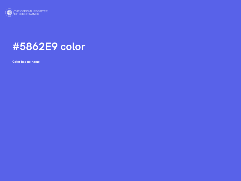 #5862E9 color image