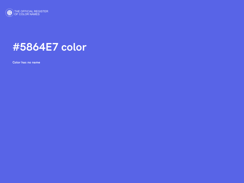 #5864E7 color image