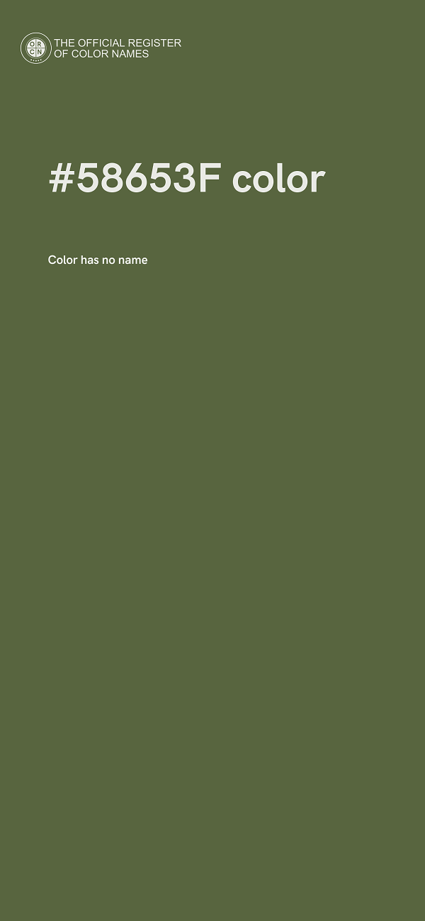 #58653F color image