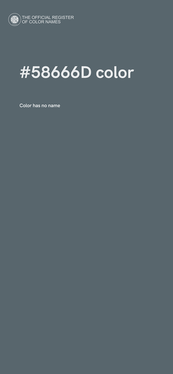 #58666D color image