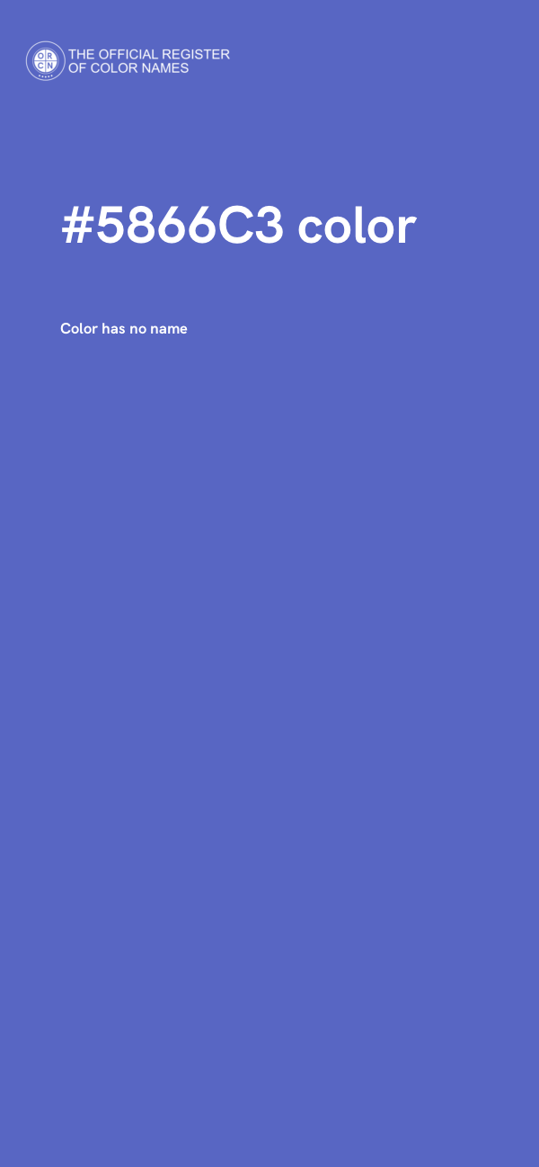 #5866C3 color image