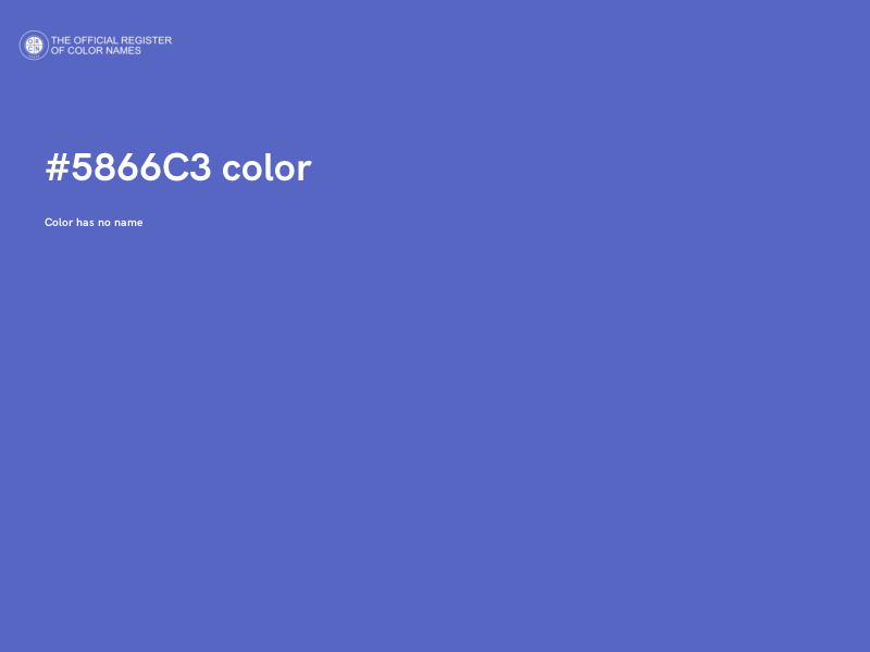 #5866C3 color image