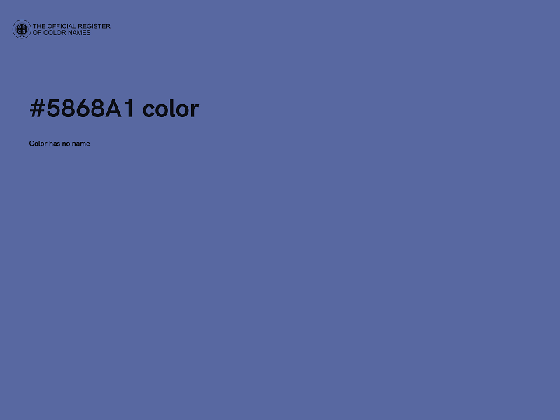 #5868A1 color image