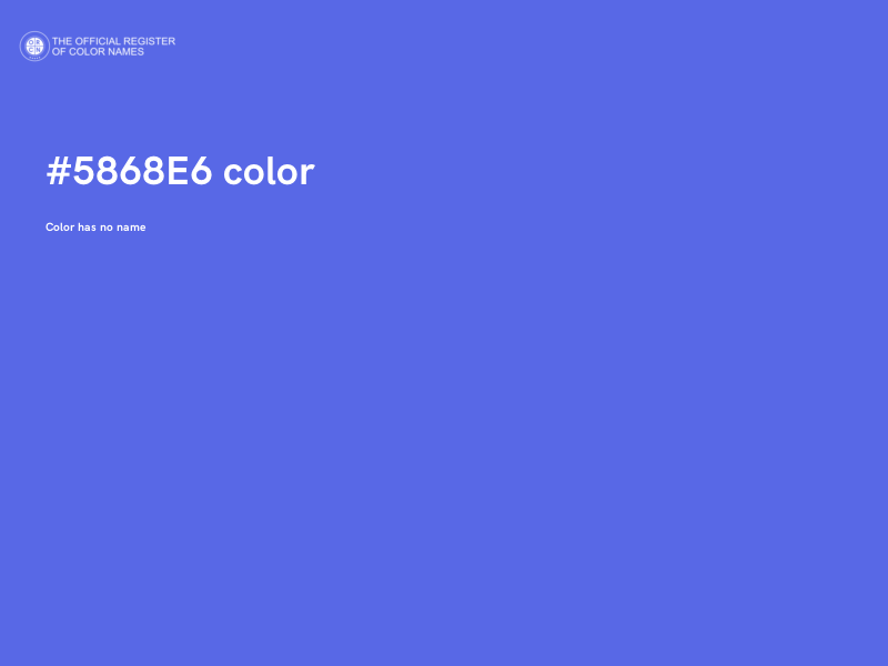 #5868E6 color image