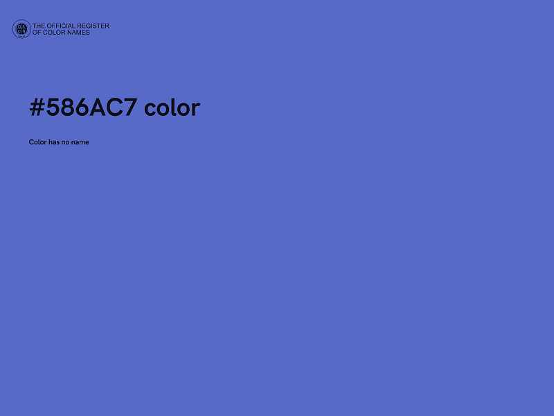 #586AC7 color image