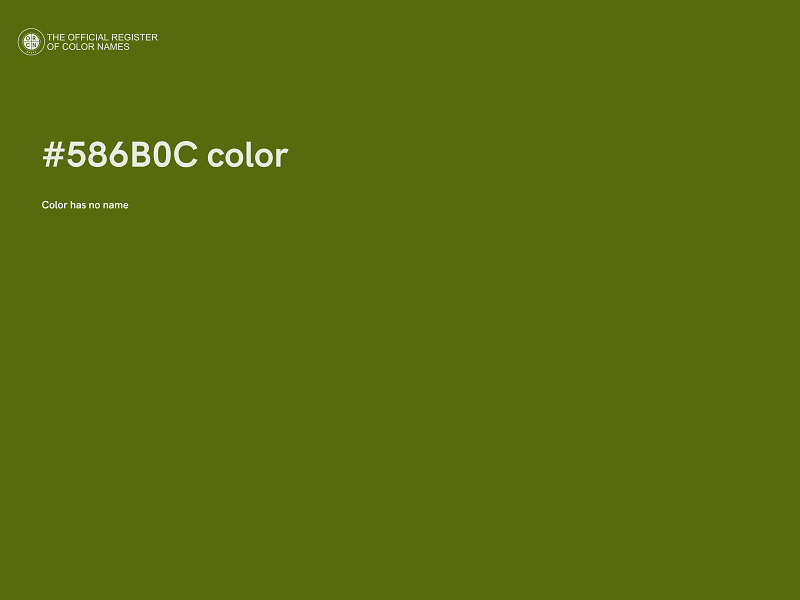 #586B0C color image