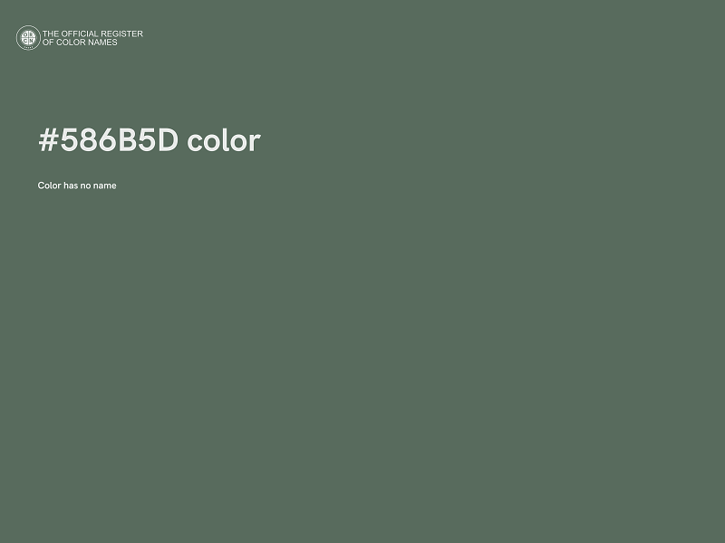 #586B5D color image