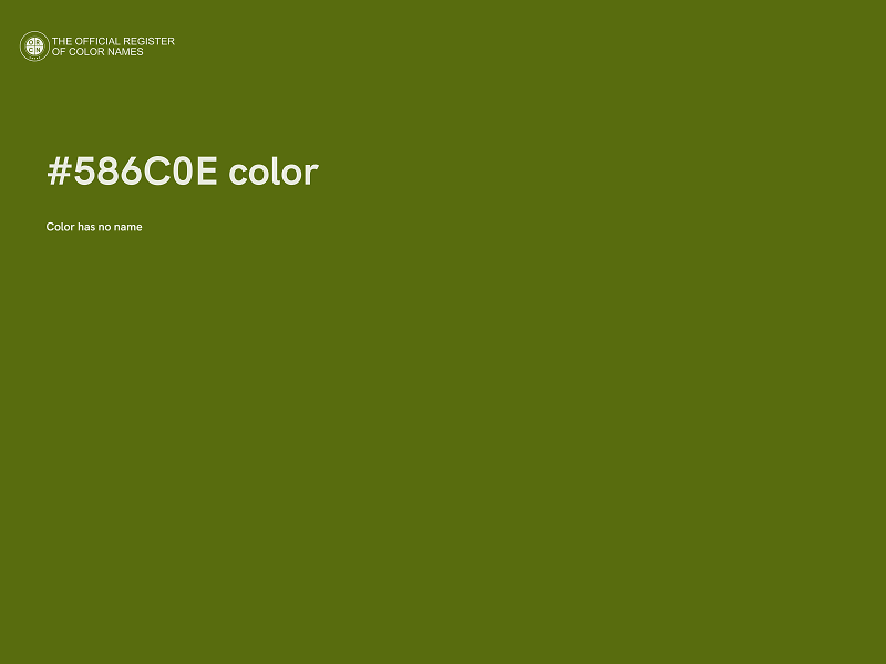 #586C0E color image